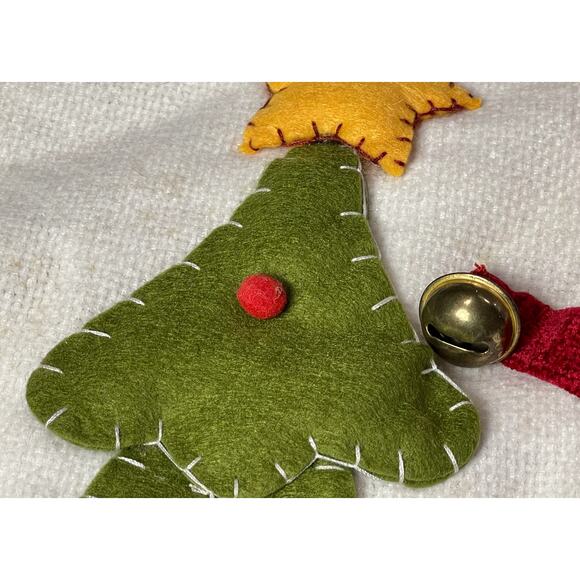 Santa's Best Christmas Tree Skirt Vintage Mini Kids Christmas Decor Santa Claus - Picture 3 of 8